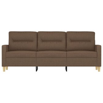Driezitsbank 180 cm stof bruin 8721012139725 3