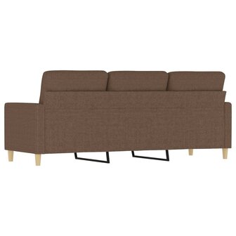 Driezitsbank 180 cm stof bruin 8721012139725 5
