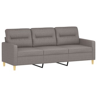 Driezitsbank 180 cm stof taupe 8721012139763 2