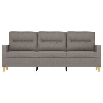 Driezitsbank 180 cm stof taupe 8721012139763 3