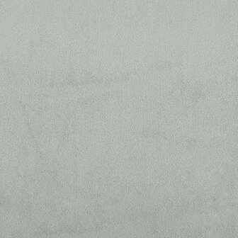 Driezitsbank 180 cm fluweel lichtgrijs 8721012141780 7