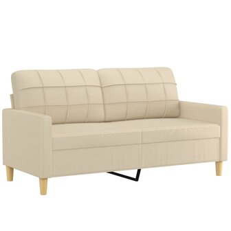 2-delige Loungeset met kussens stof cr&egrave;mekleurig 8721012062597 4