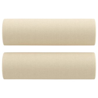 2-delige Loungeset met kussens stof cr&egrave;mekleurig 8721012062597 5
