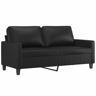 2-delige Loungeset met kussens kunstleer zwart 8721012063754 4