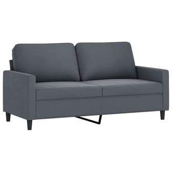2-delige Loungeset met kussens fluweel donkergrijs 8721012064645 4