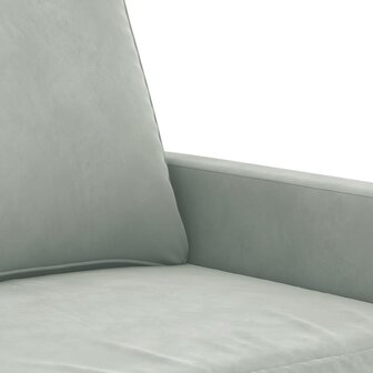 2-delige Loungeset met kussens fluweel lichtgrijs 8721012064836 5