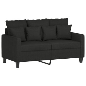 2-delige loungeset met kussens stof zwart 8721012066199 3
