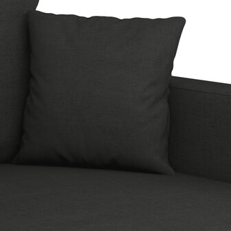 2-delige loungeset met kussens stof zwart 8721012066199 5