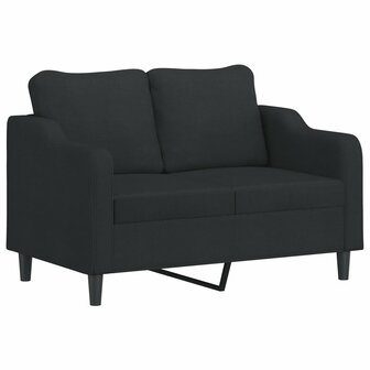 2-delige loungeset met kussens stof zwart 8721012067738 3