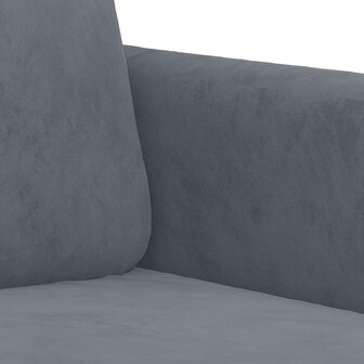 2-delige Loungeset met kussens fluweel donkergrijs 8721012069626 5