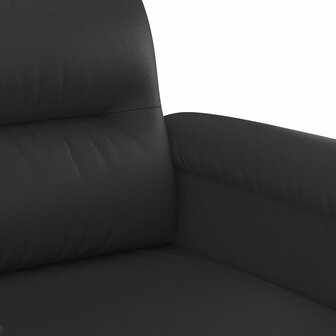 2-delige Loungeset met kussens kunstleer zwart 8721012073296 5