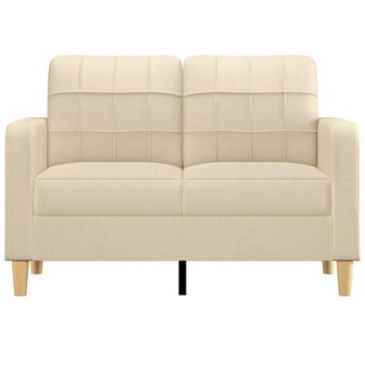 Tweezitsbank 120 cm stof cr&egrave;mekleurig 8721012138117 3