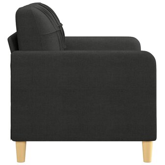 Tweezitsbank 120 cm stof zwart 8721012138131 4