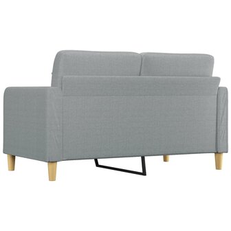 Tweezitsbank 140 cm stof lichtgrijs 8721012138179 5