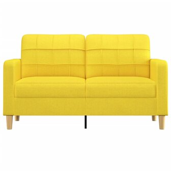 Tweezitsbank 140 cm stof lichtgeel 8721012138223 3