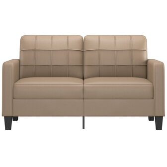 Tweezitsbank 140 cm kunstleer cappuccinokleurig 8721012138476 3