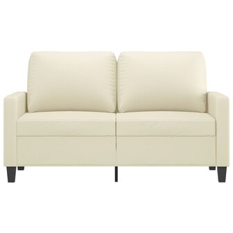 Tweezitsbank 120 cm kunstleer cr&egrave;mekleurig 8721012138599 3