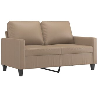 Tweezitsbank 120 cm kunstleer cappuccinokleurig 8721012138629 2