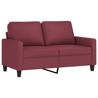 Tweezitsbank 120 cm stof wijnrood 8721012138872 2