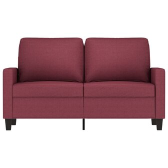 Tweezitsbank 120 cm stof wijnrood 8721012138872 3