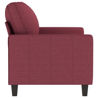 Tweezitsbank 120 cm stof wijnrood 8721012138872 4