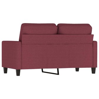 Tweezitsbank 120 cm stof wijnrood 8721012138872 5