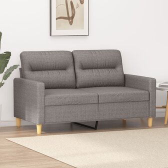 Tweezitsbank 120 cm stof taupe 8721012139602 1