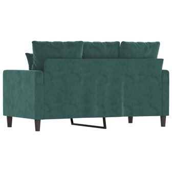 Tweezitsbank 120 cm fluweel donkergroen 8721012140219 5
