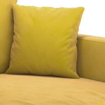Tweezitsbank 120 cm fluweel geel 8721012140257 6