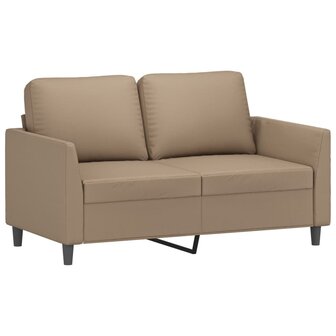 Tweezitsbank 120 cm kunstleer cappuccinokleurig 8721012140585 2