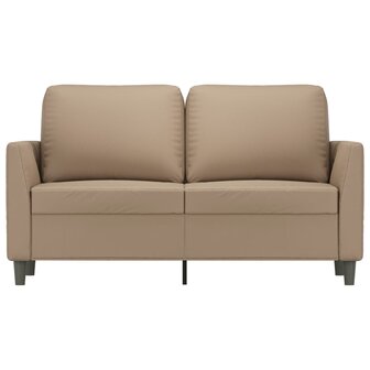 Tweezitsbank 120 cm kunstleer cappuccinokleurig 8721012140585 3