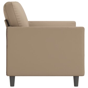 Tweezitsbank 120 cm kunstleer cappuccinokleurig 8721012140585 4