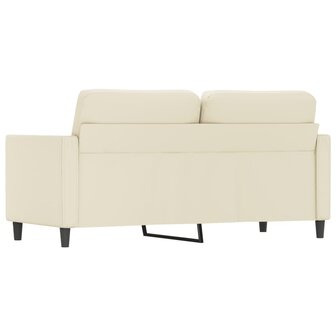 Tweezitsbank 140 cm kunstleer cr&egrave;mekleurig 8721012140608 5