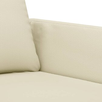 Tweezitsbank 140 cm kunstleer cr&egrave;mekleurig 8721012140608 6