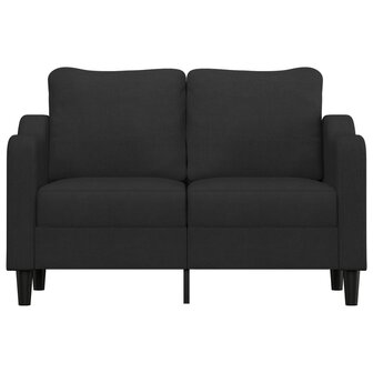 Tweezitsbank 120 cm stof zwart 8721012140813 3