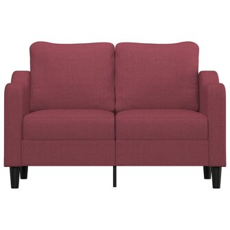 Tweezitsbank 120 cm stof wijnrood 8721012140837 3