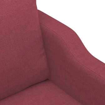 Tweezitsbank 120 cm stof wijnrood 8721012140837 6