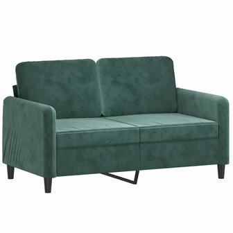 Tweezitsbank 120 cm fluweel donkergroen 8721012141605 2