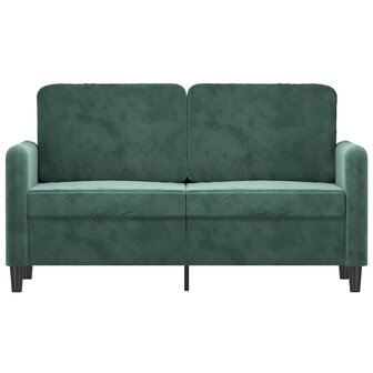 Tweezitsbank 120 cm fluweel donkergroen 8721012141605 3