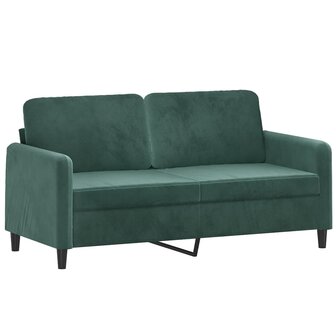 Tweezitsbank 140 cm fluweel donkergroen 8721012141704 2
