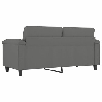 Tweezitsbank 140 cm microvezelstof donkergrijs 8721012136489 5