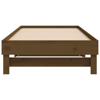 Slaapbank uitschuifbaar grenenhout honingbruin 2x(90x200) cm 8720845639075 9