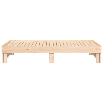 Slaapbank uitschuifbaar massief grenenhout 2x(90x190) cm 8720845639143 10