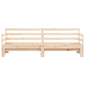 Slaapbank met onderschuifbed 90x200 cm massief grenenhout 8721012122673 5