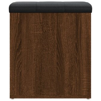 Opbergbankje 42x42x45 cm bewerkt hout bruineikenkleurig 8721012162426 6