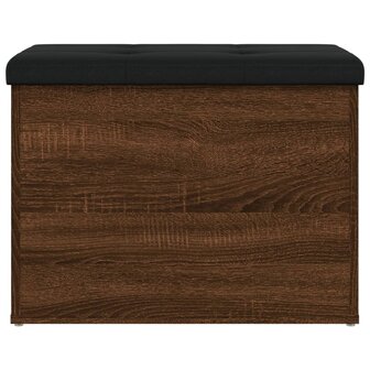 Opbergbankje 62x42x45 cm bewerkt hout bruineikenkleurig 8721012162495 5