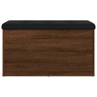 Opbergbankje 82x42x45 cm bewerkt hout bruineikenkleurig 8721012162563 5