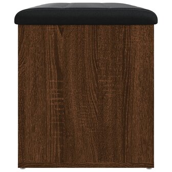 Opbergbankje 82x42x45 cm bewerkt hout bruineikenkleurig 8721012162563 6