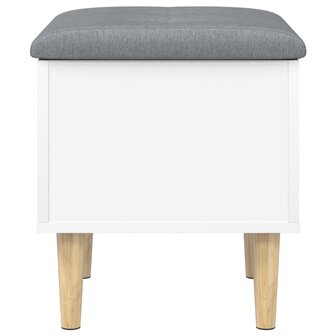 Opbergbankje 42x42x46 cm bewerkt hout wit 8721012162648 6