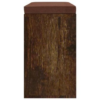 Schoenenbank 103x30x48 cm bewerkt hout gerookt eikenkleurig 8720286945834 5